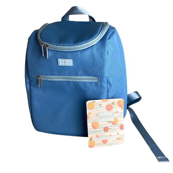 June Shine Bags Juneshine Cooler Backpack Marine Blue Lightweight